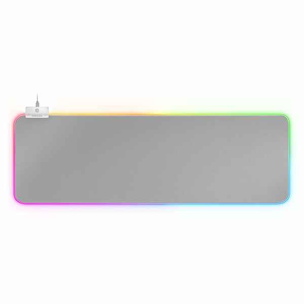 Mouse Mat Mars Gaming MMPRGB2S LED RGB White